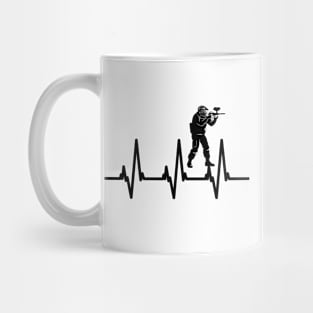 Paintball Heartbeat Mug